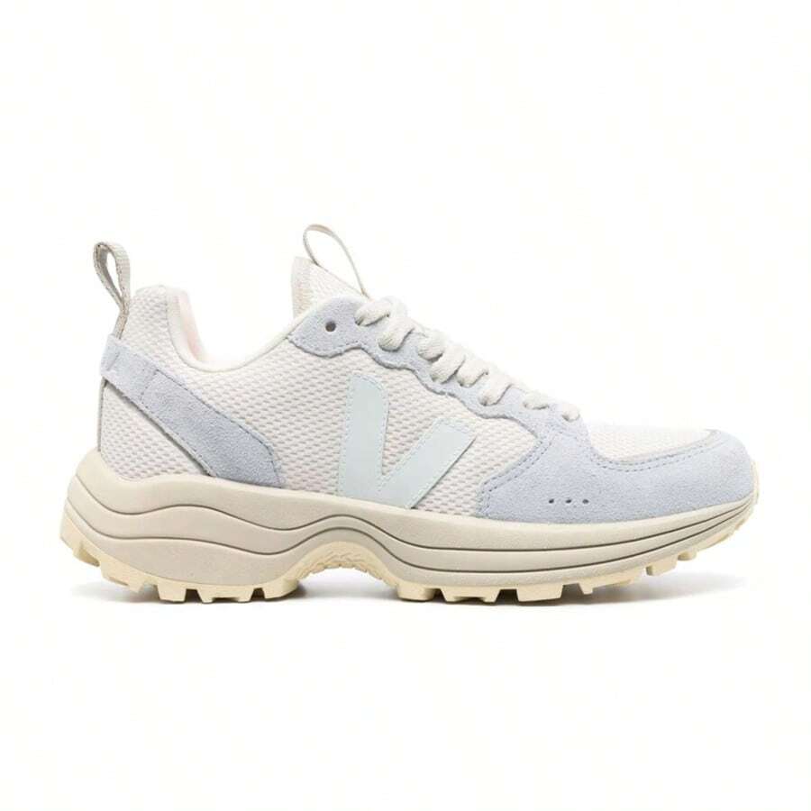 Veja Womens Venturi Trainers  - Gravel - White - View 1