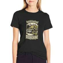 Prohibition Proof Moonshine T-Shirts,Stylish Men's Graphic Tee,Comfortable And Soft Men's Short Sleeves - Black - View 3