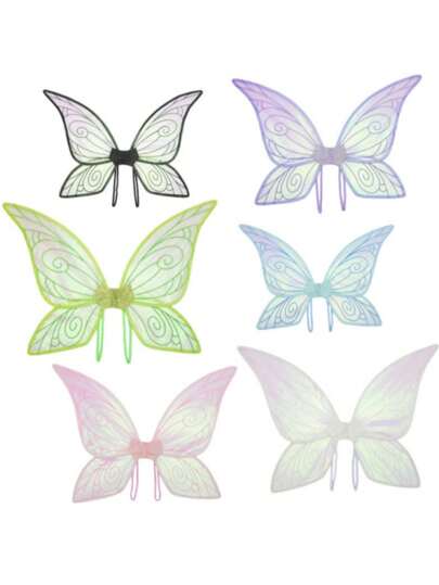 1pc Holiday Party Makeup Props&Adult Cosplay Butterfly/Fairy Wings Halloween