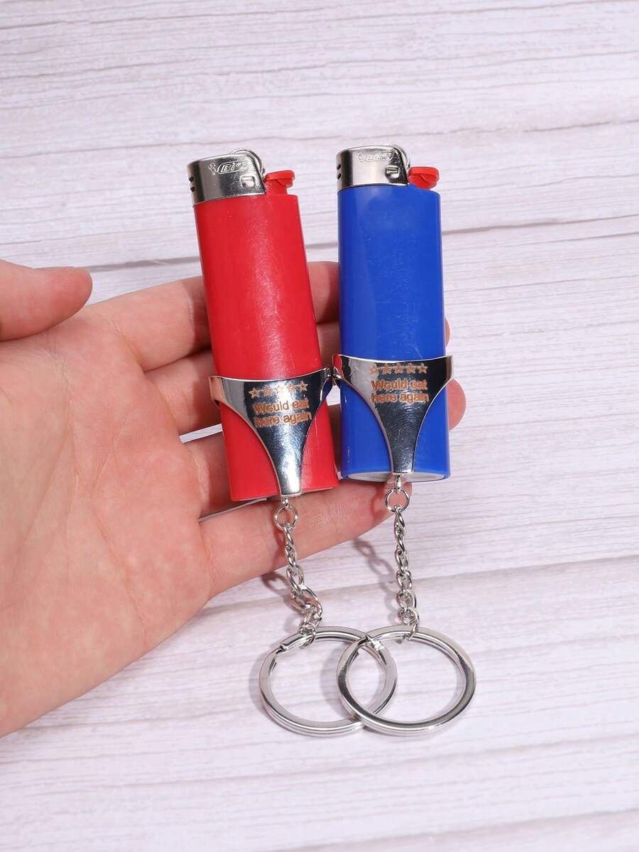 单个Bic J6型号打火机便携保护套内衣刻字设计钥匙扣烟具配件（打火机为辅助射击工具，实际商品不包含打火机）