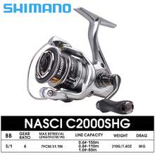 SHIMANO NASCI 路亚轮，HAGANE Gears/AR-C 线轮，多用途路亚轮