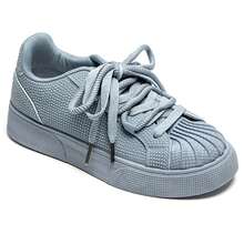 Women's Rhinestone Sneakers - Platform And Classic Styles For A Dazzling Look - Blue 8970 - View 2