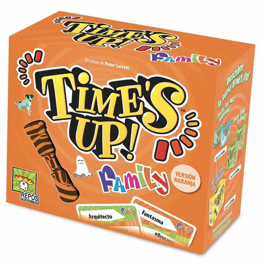 asmodee Time´s Up! Family 2 - Juego para Familias y Niños de Mímica y Palabras Tabú - A Partir de 8 Años - De 4 a 12 Jugadores - 40 Minutos por Partida - Español - ✅ Entrega 48/72h - Multicolor - Ver 1