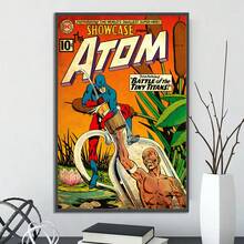 WB 1PC Unframed Batman Self Adhesive Poster Movie Wallpaper Figures Home Decor Painting Wall Art DC Classic Covers Room Decor Kids Gift - Multicolor - View 13