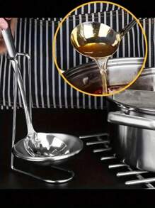 1 pièce Organiseur de cuisine en acier inoxydable - Porte-cuillères et bols verticaux, support pour ustensiles de cuisine pour le rangement à la maison