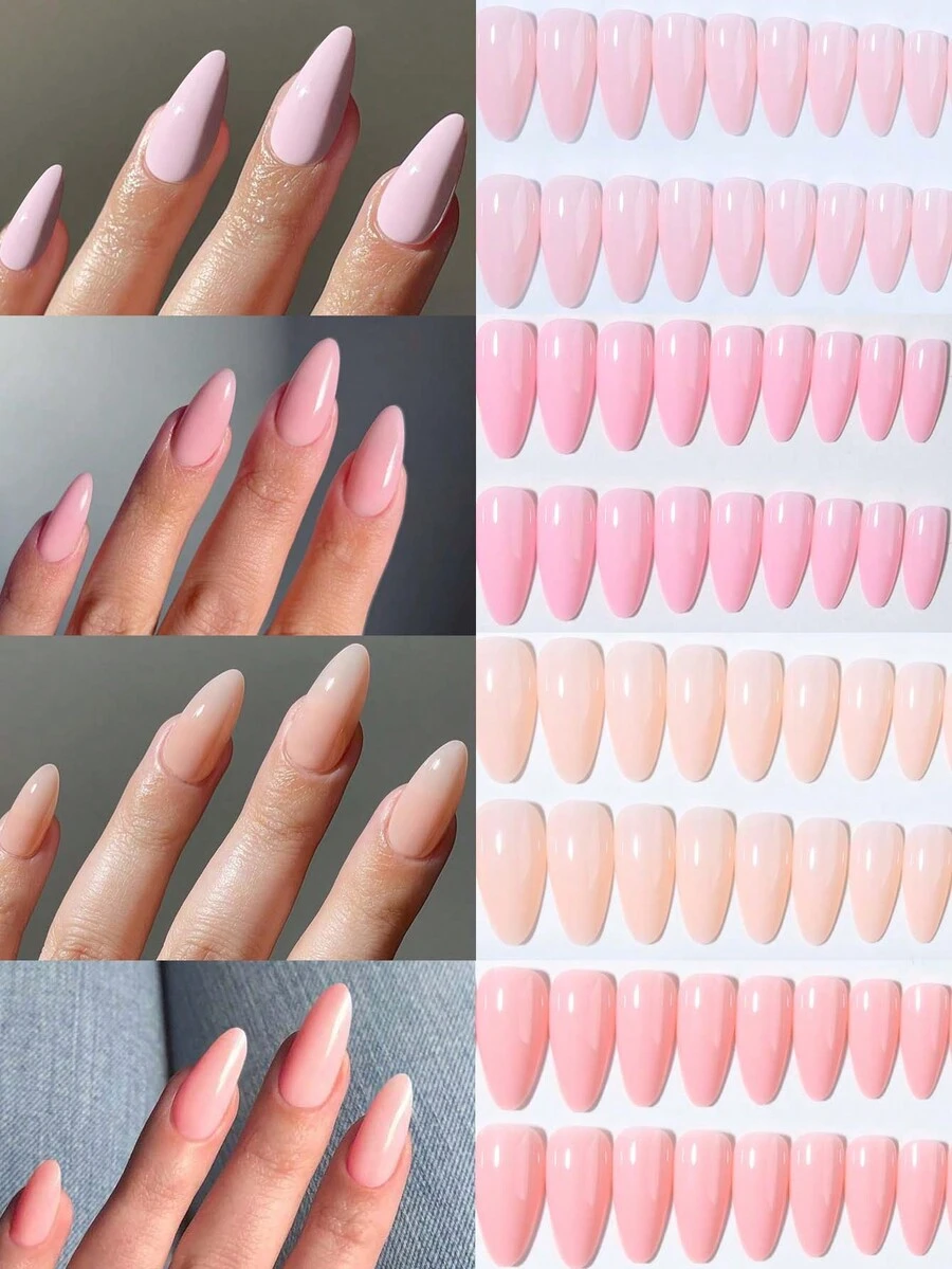 96 móng giả acrylic hình hạnh nhân bóng bẩy (4 kiểu phối hợp) giúp nâng tầm phong cách của bạn! Thiết kế móng dài này rất phù hợp. Bộ sản phẩm bao gồm: 1 hộp gel dẻo và 1 dũa móng. Thích hợp cho phụ nữ và các bạn gái sử dụng hàng ngày hoặc dự tiệc. Dụng cụ làm móng