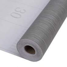 10m Sticky Back Self Adhesive Wallpaper Roll Grey Textured Vinyl Wall Stickers - Grey - View 8