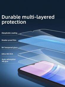 3-pack, compatibel met Galaxy A15 5G/4G-schermbeschermer, mobiele telefoonaccessoires, compatibel met iPhone 16 Pro Max 16 16 Plus 16 Pro 15 Pro Max 15 15 Pro 14 Pro Max 14 13 12 11 gehard glas, hoesjevriendelijk, krasbestendig, geen bubbels, super anti-cadeau voor verjaardagen, familie, vrienden telefoonschermbeschermer