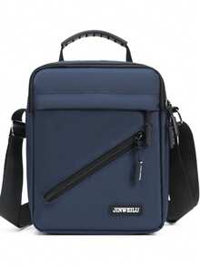 Fashion Large Capacity Men Shoulder Bag, Travel Small Square Bag - Multicolor - View 11