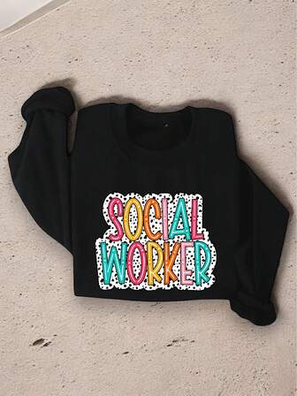 Social Worker Sweatshirt, Gift For Social Worker, School Social Worker Sweater, Social Worker Graduation Gift, Social Worker Appreciation IT-772