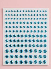 3D Realistic Chunky Glitter Glass Rhinestone Facial Decorations, Suitable For Hair, Eyes, Face, Body Decoration, Gift For Women, Music Festival, Party, Masquerade