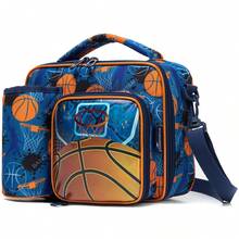 1pc Boys' Lunch Bag, Cute Boys' Sling Bag, Children's Lunch Bag, Boys' Insulated Lunch Box With Adjustable Shoulder Strap - Boys Lunch Pack - View 16