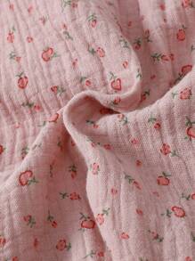 MommBaby Newborn Baby Ditsy Floral Cap Sleeve Romper With Shorts