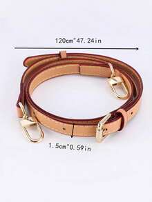 Dây đeo vai bằng da thuộc thực vật có thể điều chỉnh, dài 120cm, dây đeo chéo dành cho người đi làm, dây thay thế cho túi xách, phù hợp để thay thế và chỉnh sửa dây đeo PU cho túi đeo chéo Speed, phụ kiện trang trí túi xách công sở cho nữ, món quà sáng tạo dành cho bạn gái/bạn thân/mẹ. - màu nâu - Xem 11