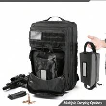 4-Piece Accessory Organizer Bag With ID Tags--Multi-Capacity Shooting Range Essentials Organizer Bag (Suitable For Outdoor Sports And Training Gear) - Multicolor - View 3