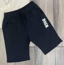 CONJUNTO DE SHORT PARA CABALLERO, CON ESTAMPADO COLORIDO Y PIEDRERIA, TELA FRESCA - Café integral - Ver 3