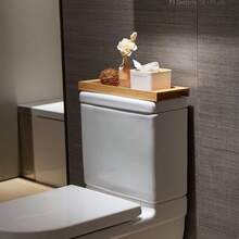 1pc Bamboo & Wood Natural Color Multipurpose Vanity Tray, Organizer For Bathroom Counter, Dresser, Keys, Watch, Decorative Tabletop Tray, Minimalist Nordic Style Jewelry Storage Tray, Suitable For Bathroom, Kitchen, Bedroom, Living Room, Office, Kids Room Back To School Bathroom Accessories