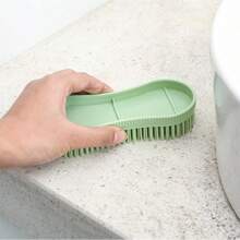 1pc Silicone Horse Grooming Brush PP Material, Lightweight And Portable, Suitable For Horse Grooming Care And Sensitive Skin