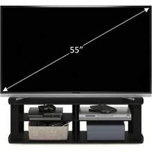 Nelly Entertainment Center TV Stand, Black - Black - View 6