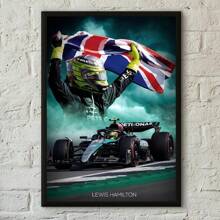 1pc/3PCS Wall Arts Posters Optional Frame 1 F1 Racing Driver Poster Sea Newspaper Printing Home Living Room Bedroom Entrance Bar Cafe Art Painting Decoration Frameless/Framed Canvas Art ,Wall Art With Frame