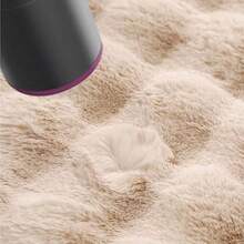 1 件优质托斯卡纳仿皮草抱枕套，奢华毛绒蓬松靠垫套，适用于客厅、沙发、卧室、床头板，不含枕芯 - 駝色 - 查看 8