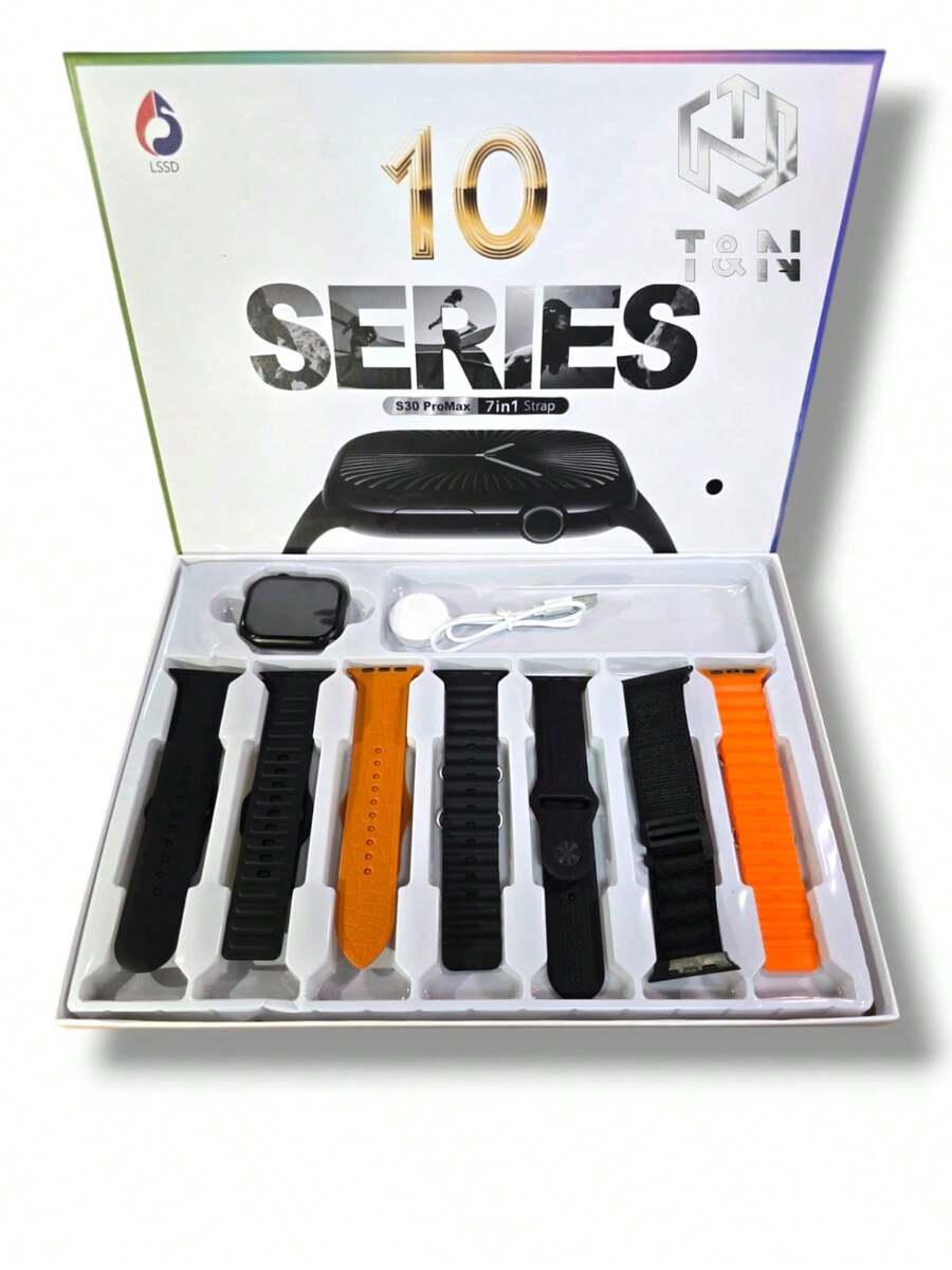 T&N Combo De Smartwatch, Correas intercambiableS30 Pro Max - Multicolor - Ver 1