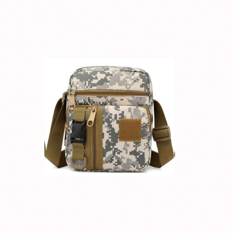 Men's Tactical Bag Multipurpose With Shoulder Strap Waterproof Lightweight Resistant Reinforced Travel, Hiking, Camping, Casual - 灰色 - 查看 1