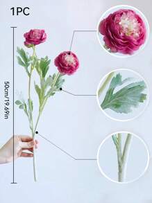 1/3pcs Artificial Flower,Silk Peony Rose Long Stem Floral Bouquet For Home Decoration,Room Decoration,Wedding Decoration,Desktop Flower Vase Decoration,Garden Decoration,Outdoor Decoration,Graduation Fecoration,Mother's Day Gifts
