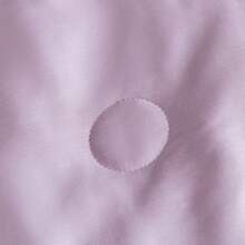 1pc Purple-Gray Cooling Silk Quilt, Nordic Ins Style Polyester Rectangular Breathable Skin-Friendly Air Conditioning Quilt Insert, Suitable For Bedroom, Home, Luxurious Living Space - Purple+Blue Gray - View 5