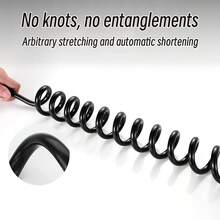 一套黑色304不锈钢手持式冲洗器，带增压喷嘴和59.06英寸可伸缩ABS软管，现代浴室冲洗器配件套装，浴室配件，浴室工具