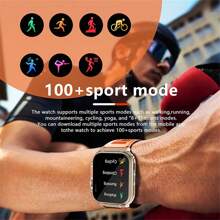 LIGE Smart Watch 600 MAh Large-Capacity Battery, Multiple Sports Modes, Waterproof, Multiple Watch Wallpaper Switching, Heart Rate, Blood Pressure, Sleep Monitoring, Fashionable Smart Watch For Men And Women