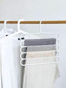 1pc/5pcs Multifunctional Hanger Pants Hanger Scarf Storage Hanger