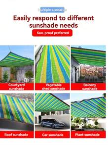 Red de sombra anti-UV para exteriores, red de protección solar para jardín, red de aislamiento térmico, red de privacidad para balcón, red de sombreado para invernadero, red de sombreado agrícola