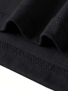 Men Sports Tees & Tanks - 黑色 - 查看 5