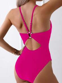 Maillots de bain une pièce pour femmes, Maillots de bain monokini à coupe haute pour femmes 2025, Maillots de bain de plage
