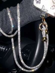 Luxury Rhinestone Lanyard, Long Crossbody Phone Strap, Can Be Used As Shoulder Or Backpack Hanger, Bag Decor Phone Cord - Multicolor - View 5