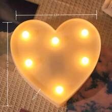 1PC 16cm LED Letter Light, Luminous Letter And Number Night Light, Suitable For Home, Bar, Wedding, Birthday Party Decoration
