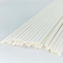 100 pièces/50 pièces Bâtonnets en papier de coton à rayures blanches/multicolores jetables, outils/accessoires pour la fabrication de barbe à papa, convient pour les festivals, les événements, les carnavals, la fabrication de bonbons