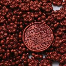 BAOFALI 100 PCS Colorful Aurora Wax Beads For Wax Seal Stamp/100 PCS Sakura Shape Sealing Wax Beads For Wax Seal Stamp