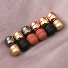 Set de 1 (4 piezas/8 piezas) Alfileres magnéticos para bufanda, pinzas magnéticas versátiles para bufandas de mujer, imanes redondos de colores, accesorios duraderos para bufandas, apropiados para uso diario