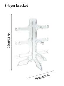 1 Piece Sunglasses Storage Display Stand, Glasses Storage Box Display Stand Can Hold 6 Pairs Of Glasses,For Holiday Beach, Bathroom Collection, Bedroom Collection, Large Capacity