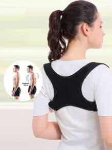 1pc Adjustable Shoulder Back Support Strap Belt S