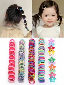 Set de 886 piezas de accesorios para el cabello coloridos para niñas que incluye pasadores con mariposas brillantes, pinzas laterales con estrellas lindas y pasadores de pelo variados, ideal para el verano
