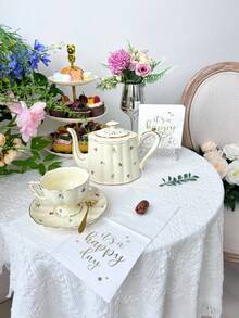 25pcs Slogan Graphic Disposable Napkin,Christmas - White - View 6