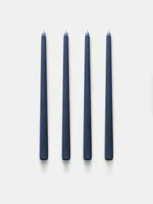 4pcs Set Taper Candles Decorative, Dinner Candle Set Smokeless And Dripless Household, Wedding, Party, And Home Decor Candlesticks - Multicolor - View 24
