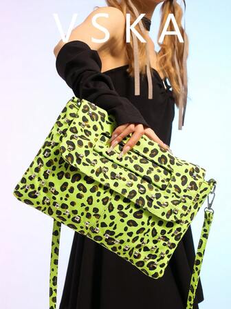 Fashion Style Chain Summer Three Fold Card Bag Handbag Wallet Crocodile Pattern Crossbody Mini Gold Women's Bag Gold Retro Versatile Women's Bag Valentine's Day Gift Chain Flip Envelope Crossbody Bag PU Shoulder Crossbody Handbag Old Money Style Lightweight And Portable Retro Women's Small Square Bag