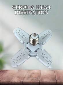 1 lampadina LED E27 da 28W con ventola e timer, plafoniera pieghevole con 40 o 52 perline, design stampato in 3D, per uso interno, cablata, senza batterie, plafoniera moderna con struttura per illuminazione interna, lampadina LED