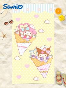 1 pièce Serviette de plage Kuromi, serviette de bain dessin animé violette, serviette de plage Sanrio mignonne, séchage rapide, 75x150cm, douce et confortable. Un indispensable pour les fêtes de plage, les piscines et les vacances à la plage. Convient pour le fitness, le yoga, la natation et les excursions à la plage. Un cadeau parfait pour les anniversaires, les amis, les cadeaux commémoratifs pour les femmes, la décoration, la décoration intérieure, les cadeaux de la Saint-Valentin, le mariage d'été, le retour à l'école, les fournitures scolaires, la décoration de la chambre