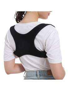 1pc Adjustable Shoulder Back Support Strap Belt S