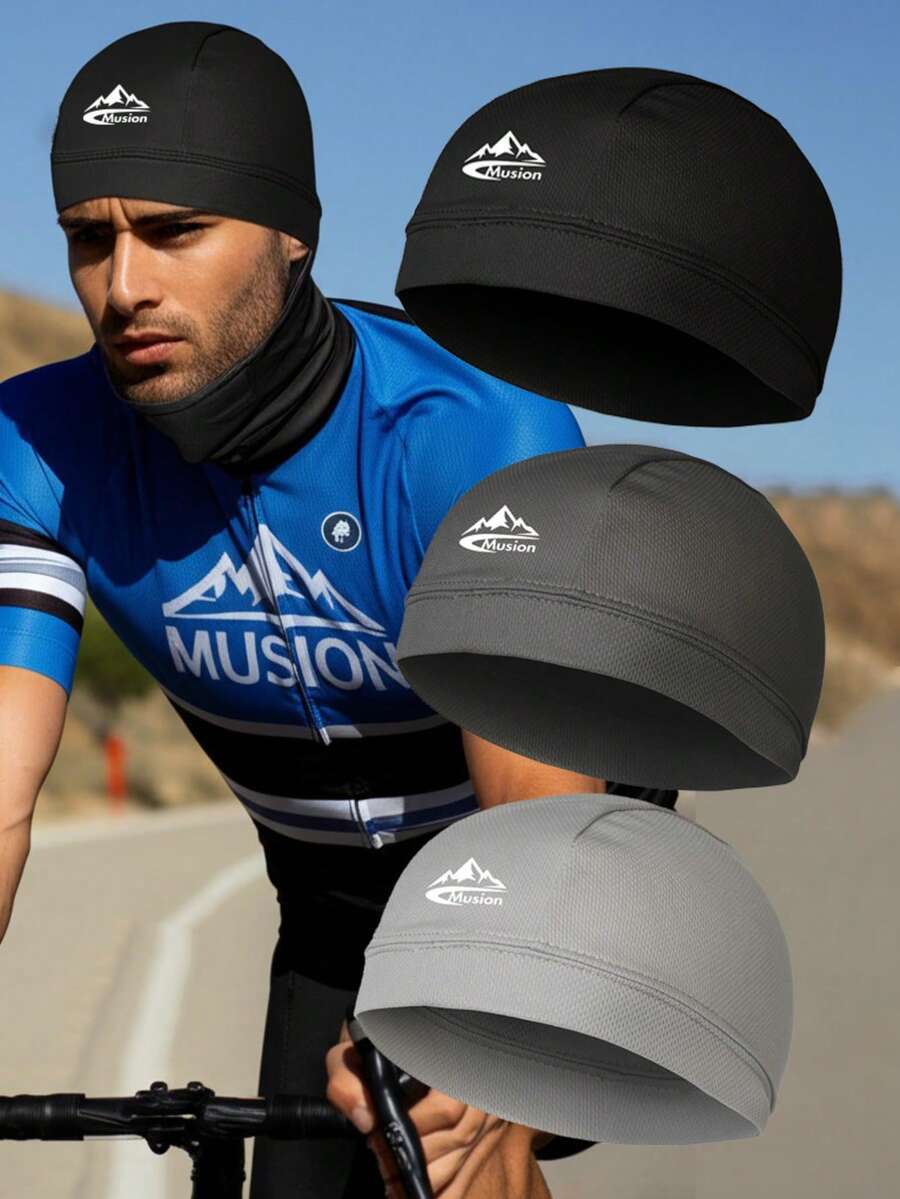 1 szt. Modna oddychająca cienka czapka rowerowa z lodowego jedwabiu, czapka bazowa, czapka górska, czapka podróżna, czapka narciarska. Oddychająca czapka z filtrem przeciwsłonecznym, czapka rowerowa z lodowego jedwabiu, szybkoschnąca oddychająca czapka z filtrem przeciwsłonecznym ze skóry melona, wielofunkcyjna czapka przeciwsłoneczna